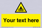 WV5184: Custom Crushing Hazard Sign