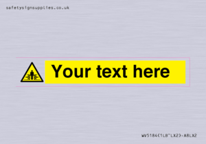 WV5184: Custom Crushing Hazard Sign