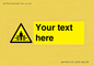 WV5184: Custom Crushing Hazard Sign