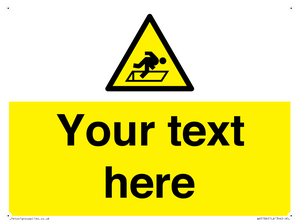 WV5186: Custom Warning Hatch Sign