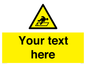 WV5186: Custom Warning Hatch Sign