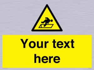 WV5186: Custom Warning Hatch Sign