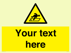 WV5186: Custom Warning Hatch Sign
