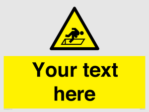 WV5186: Custom Warning Hatch Sign