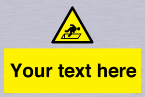 WV5186: Custom Warning Hatch Sign