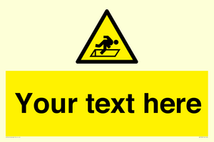 WV5186: Custom Warning Hatch Sign