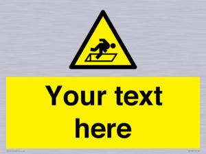 WV5186: Custom Warning Hatch Sign