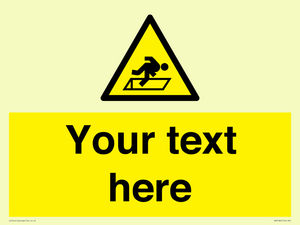 WV5186: Custom Warning Hatch Sign