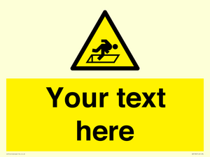 WV5186: Custom Warning Hatch Sign
