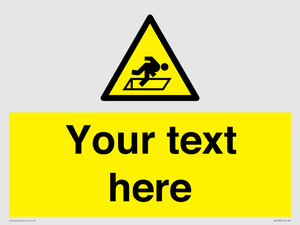 WV5186: Custom Warning Hatch Sign