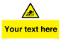 WV5186: Custom Warning Hatch Sign