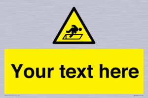 WV5186: Custom Warning Hatch Sign