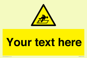 WV5186: Custom Warning Hatch Sign