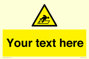WV5186: Custom Warning Hatch Sign