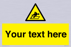 WV5186: Custom Warning Hatch Sign