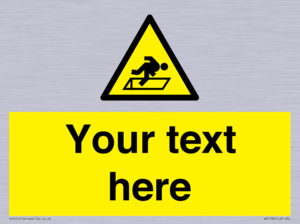 WV5186: Custom Warning Hatch Sign