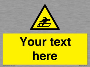 WV5186: Custom Warning Hatch Sign