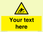 WV5186: Custom Warning Hatch Sign