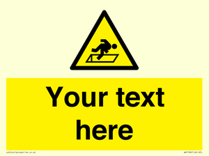 WV5186: Custom Warning Hatch Sign