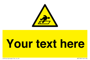 WV5186: Custom Warning Hatch Sign