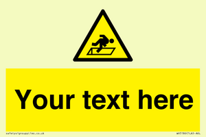 WV5186: Custom Warning Hatch Sign