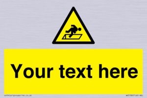 WV5186: Custom Warning Hatch Sign