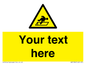 WV5186: Custom Warning Hatch Sign