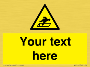 WV5186: Custom Warning Hatch Sign