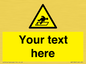WV5186: Custom Warning Hatch Sign