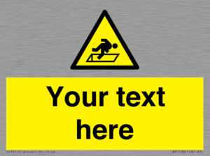 WV5186: Custom Warning Hatch Sign