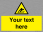 WV5186: Custom Warning Hatch Sign