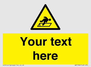 WV5186: Custom Warning Hatch Sign