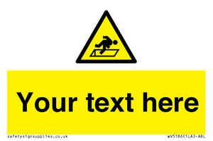 WV5186: Custom Warning Hatch Sign