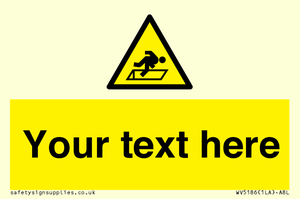 WV5186: Custom Warning Hatch Sign