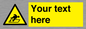 WV5186: Custom Warning Hatch Sign