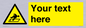 WV5186: Custom Warning Hatch Sign