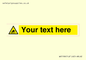 WV5186: Custom Warning Hatch Sign