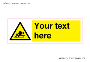 WV5186: Custom Warning Hatch Sign