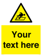 WV5186: Custom Warning Hatch Sign