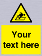 WV5186: Custom Warning Hatch Sign