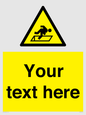 WV5186: Custom Warning Hatch Sign