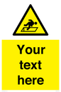 WV5186: Custom Warning Hatch Sign
