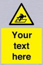 WV5186: Custom Warning Hatch Sign