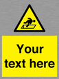 WV5186: Custom Warning Hatch Sign