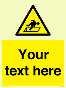 WV5186: Custom Warning Hatch Sign
