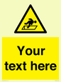 WV5186: Custom Warning Hatch Sign