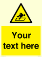 WV5186: Custom Warning Hatch Sign