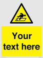 WV5186: Custom Warning Hatch Sign
