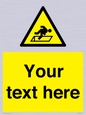 WV5186: Custom Warning Hatch Sign
