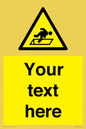 WV5186: Custom Warning Hatch Sign